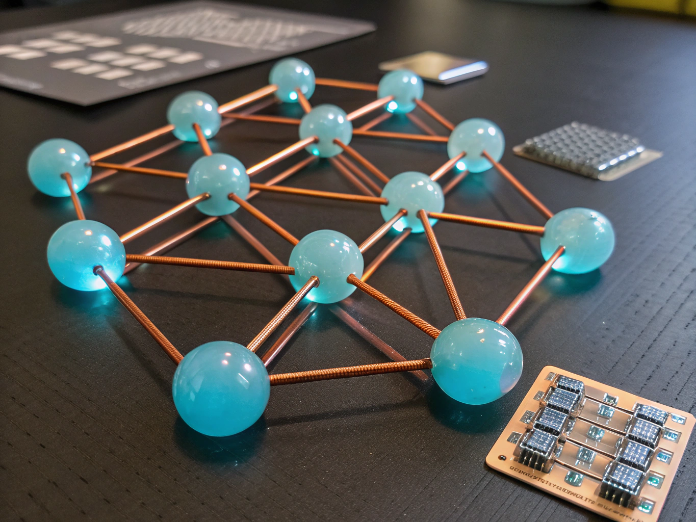 Abstract network illustration representing trust system